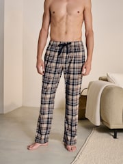 Black/Stone Check Motionflex Cosy Pyjama Bottoms 2 Pack - Image 2 of 11