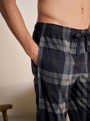 Navy Blue/Grey Check Motionflex Cosy Pyjama Bottoms - Image 5 of 5