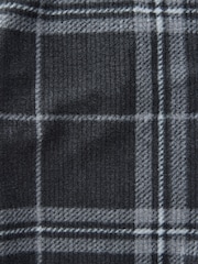 Black Check Cosy Textured Long Pyjama Bottoms - Image 7 of 8