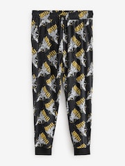 Black/Gold 100% Cotton Nirvana Band Graphic Pyjama Bottoms - Image 8 of 8