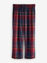 Navy Blue/Red Check Motionflex Cosy Pyjama Bottoms - Image 5 of 7