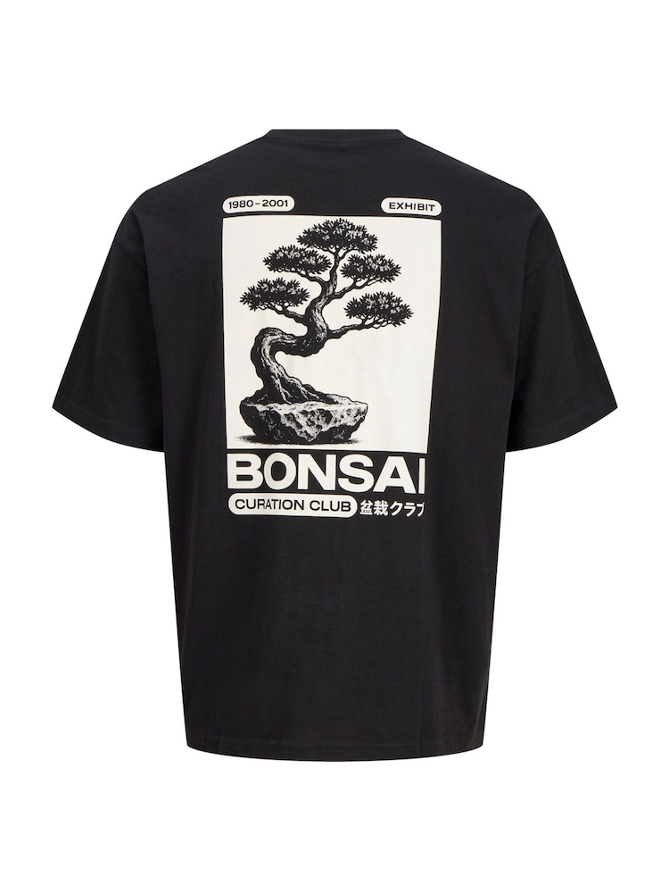 JACK & JONES JUNIOR Black Loose Fit Back Print T-Shirt - Image 7 of 7 JACK & JONES JUNIOR Black Loose Fit Back Print T-Shirt - Image 7 of 7