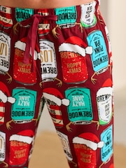 Red Brewdog Christmas License Pyjama Bottoms - Image 6 of 9