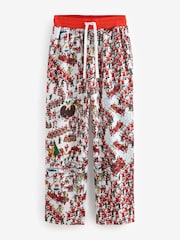 White Where's Wally Christmas License Pyjama Bottoms - Image 7 of 10