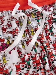 White Where's Wally Christmas License Pyjama Bottoms - Image 9 of 10