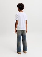 حزمة من 3 تيشِرتات بطبعة غرافيك من JACK & JONES Junior - صورة 4 من 7