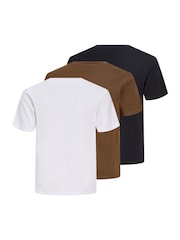 حزمة من 3 تيشِرتات بطبعة غرافيك من JACK & JONES Junior - صورة 6 من 7