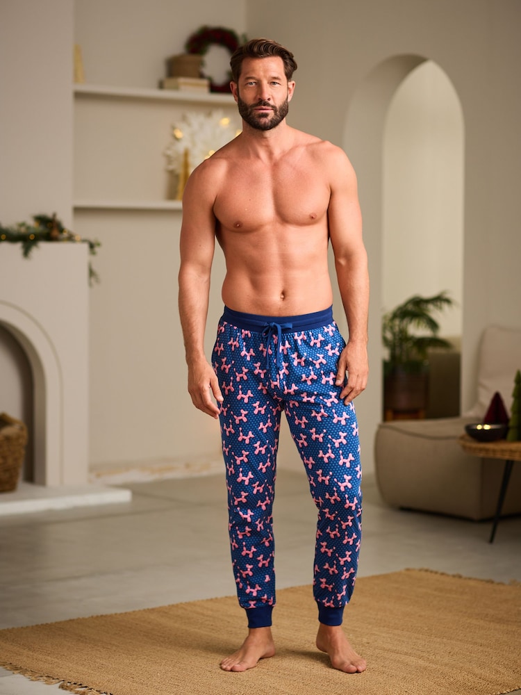 Balloon Dog Print 100% Cotton Pyjamas Bottoms - Image 2 of 9
