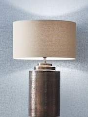 Pacific Brass Zuri Large Antique Brass Metal Pot Table Lamp - Image 1 of 2