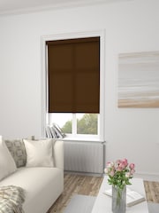 Mocha Brown Asher Made To Measure Light Filtering Roller Blind - Image 2 of 5