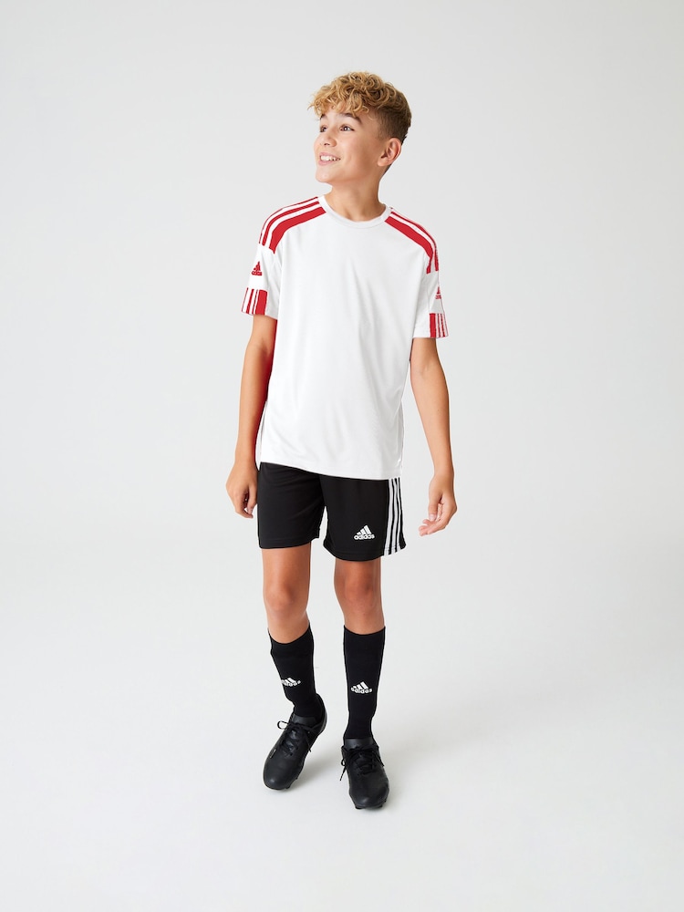 adidas White/Blue/Red Squad 21 Jersey - Image 1 of 5