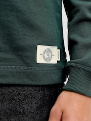 JACK & JONES JUNIOR Green Colour Block Rugy Polo Shirt - Image 4 of 7