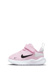 Nike Pink Infant Revolution 7 Trainers - Image 2 of 11