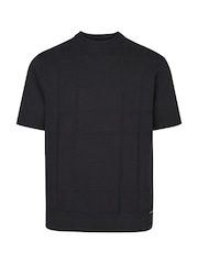 Luke 1977 Black Lerwick Black Knitted T-Shirt - Image 4 of 6