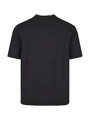 Luke 1977 Black Lerwick Black Knitted T-Shirt - Image 5 of 6