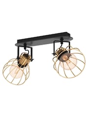 Eglo Black Sambatello Ceiling Spotlight - Image 2 of 3
