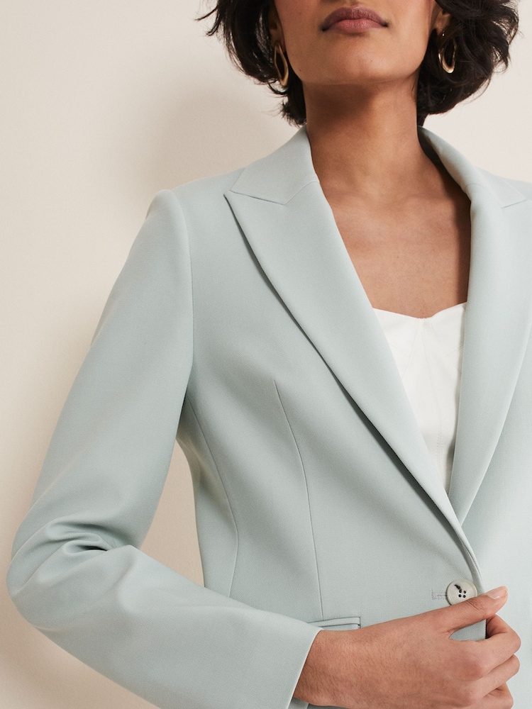Phase Eight Green Eira Fitted Blazer - Image 4 of 4