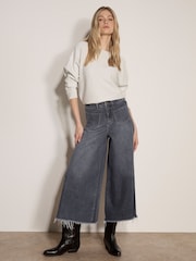 Apricot White Metallic Ribbed Knit Jumper - Image 2 of 5