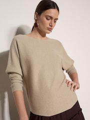 Apricot Gold Metallic Ribbed Knit Jumper - Image 2 of 4