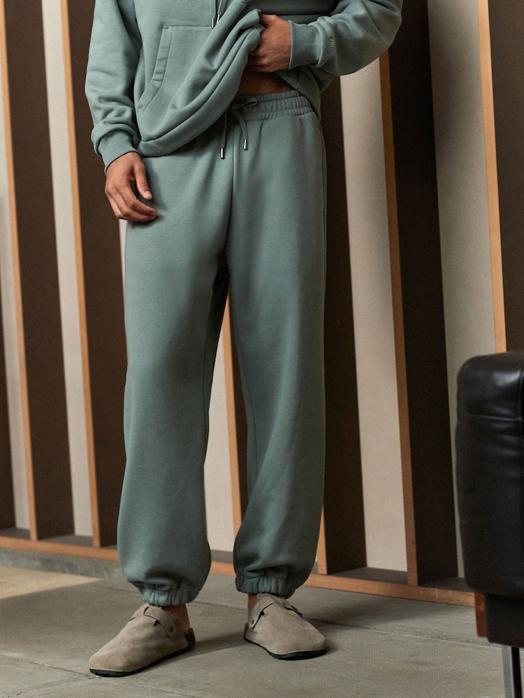 Sage Green Cuffed EDIT Joggers - Image 1 of 7
