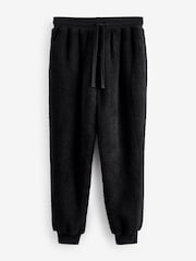 Black Fleece Borg Cuffed Joggers - Image 7 of 10