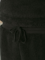 Black Fleece Borg Cuffed Joggers - Image 9 of 10