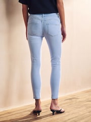 Bleach Blue Lift Slim And Shape Skinny Jeans - Image 4 of 8