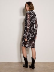 Robe courte en maille à motifs Apricot - Image 3 sur 4