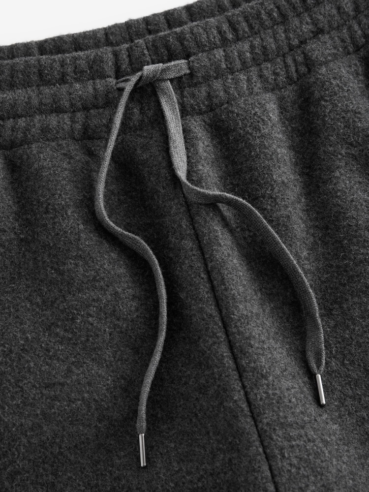 Slate Grey Fleece Borg Lined Brushed Joggers - Image 11 of 11