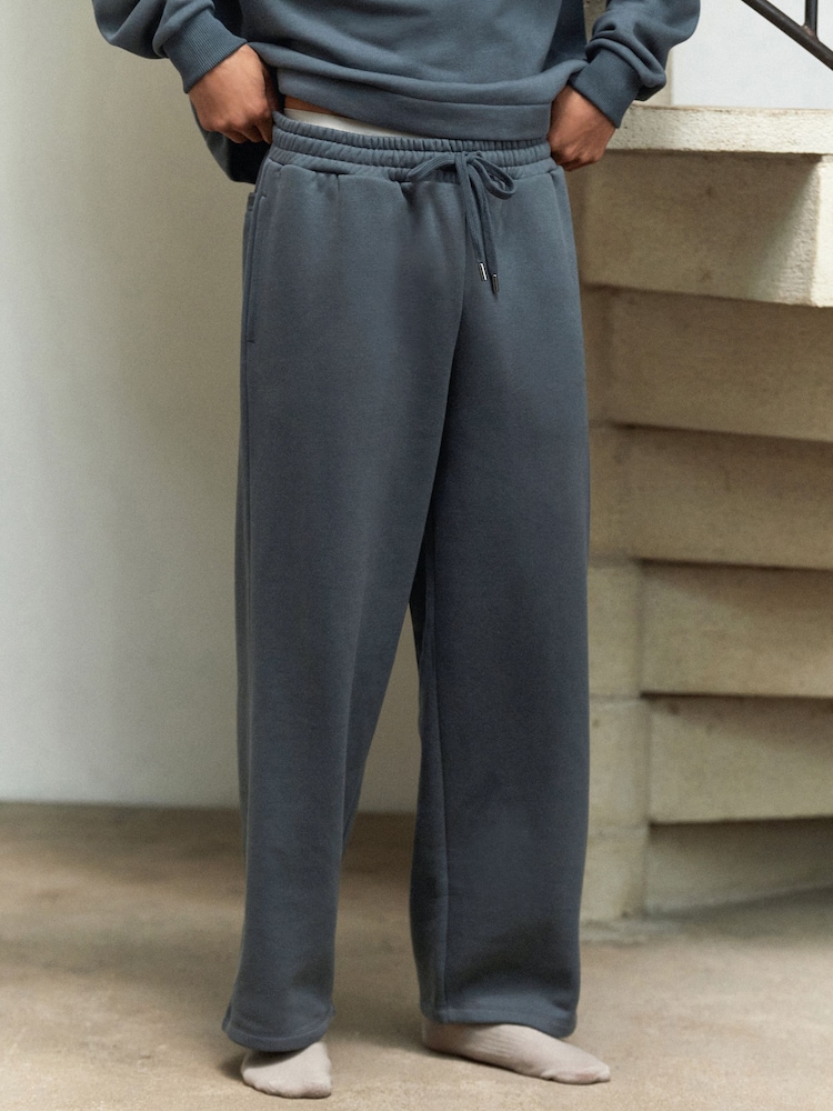 Slate Grey Open Hem EDIT Joggers - Image 1 of 8