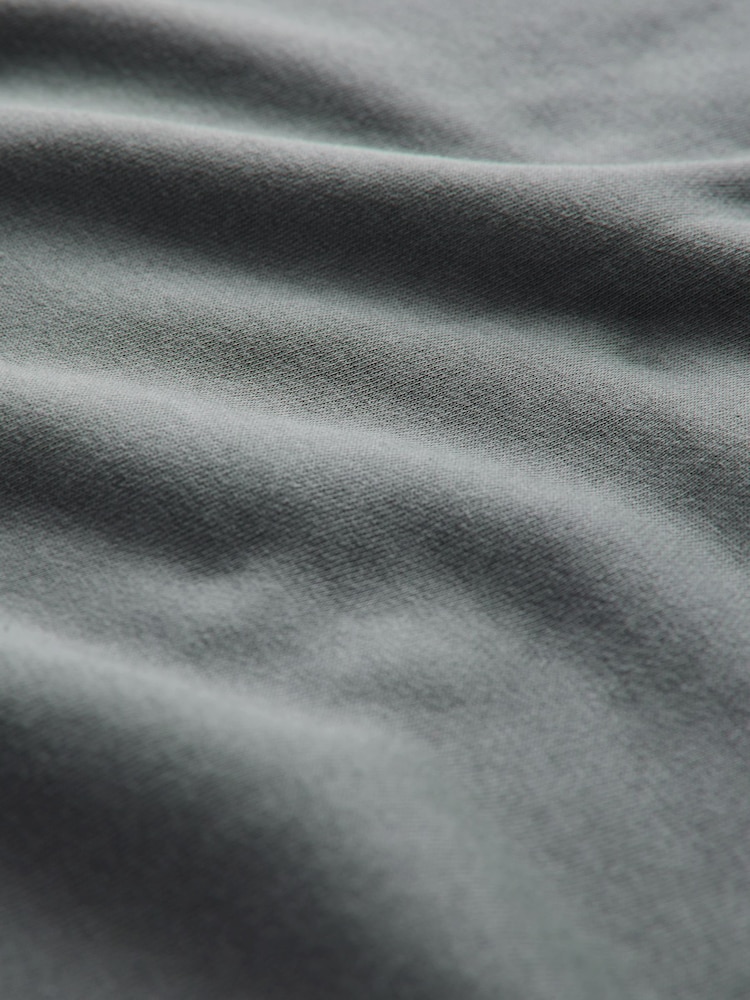 Slate Grey EDIT Zip Neck Sweatshirt - Image 8 of 8