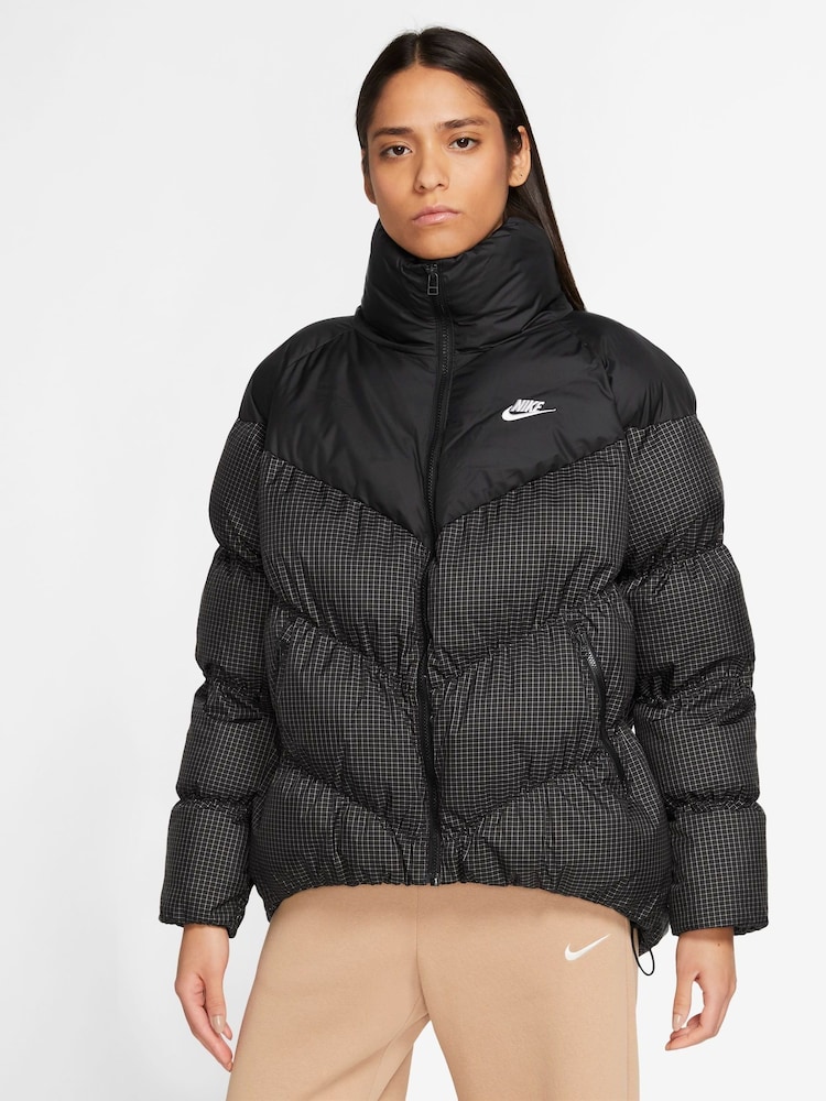 Nike Black Therma-FIT EcoDown Puffer Jacket - Image 1 of 3