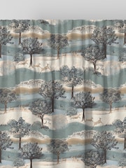 Laura Ashley Jade Green Hartington Made to Measure Curtains - Image 5 of 9