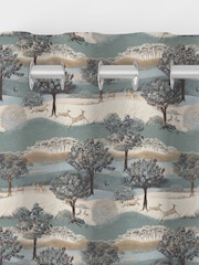 Laura Ashley Jade Green Hartington Made to Measure Curtains - Image 6 of 9