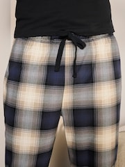 Black Check Motionflex Cosy Cuffed Pyjamas Set - Image 3 of 8