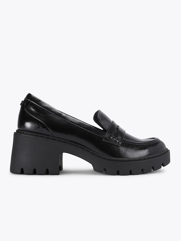 KG Kurt Geiger Black Tess Loafer Heeled Shoes - Image 2 of 5 KG Kurt Geiger Black Tess Loafer Heeled Shoes - Image 2 of 5