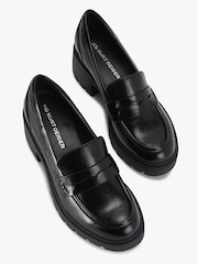 KG Kurt Geiger Black Tess Loafer Heeled Shoes - Image 3 of 5