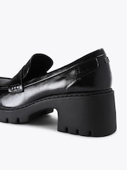 KG Kurt Geiger Black Tess Loafer Heeled Shoes - Image 4 of 5