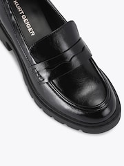 KG Kurt Geiger Black Tess Loafer Heeled Shoes - Image 5 of 5