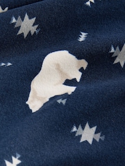 Navy Blue Polar Bear Christmas Cosy Pyjama Bottoms - Image 6 of 7