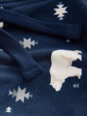 Navy Blue Polar Bear Christmas Cosy Pyjama Bottoms - Image 7 of 7