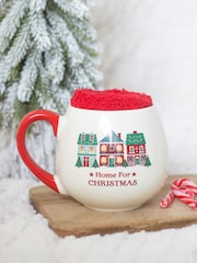 Juego de taza y calcetines "Something Different Home for Christmas" - Imagen 1 de 6