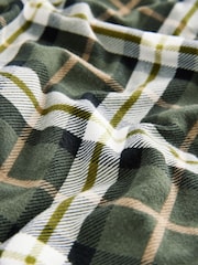 Green Check Cosy Motionflex Long Sleeve 100% Cotton Pyjamas Set - Image 11 of 11