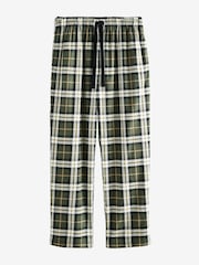 Green Check Cosy Motionflex Long Sleeve 100% Cotton Pyjamas Set - Image 9 of 11