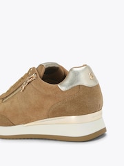 KG Kurt Geiger Nude Lina Suede Trainers - Image 4 of 5