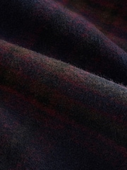 Navy Blue /Burgundy Check Cosy Brushed Pyjamas Set - Image 11 of 11
