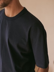 Navy Blue /Burgundy Check Cosy Brushed Pyjamas Set - Image 5 of 11