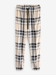 Black/Stone Check Motionflex Cosy Pyjamas Set 2 Pack - Image 12 of 14