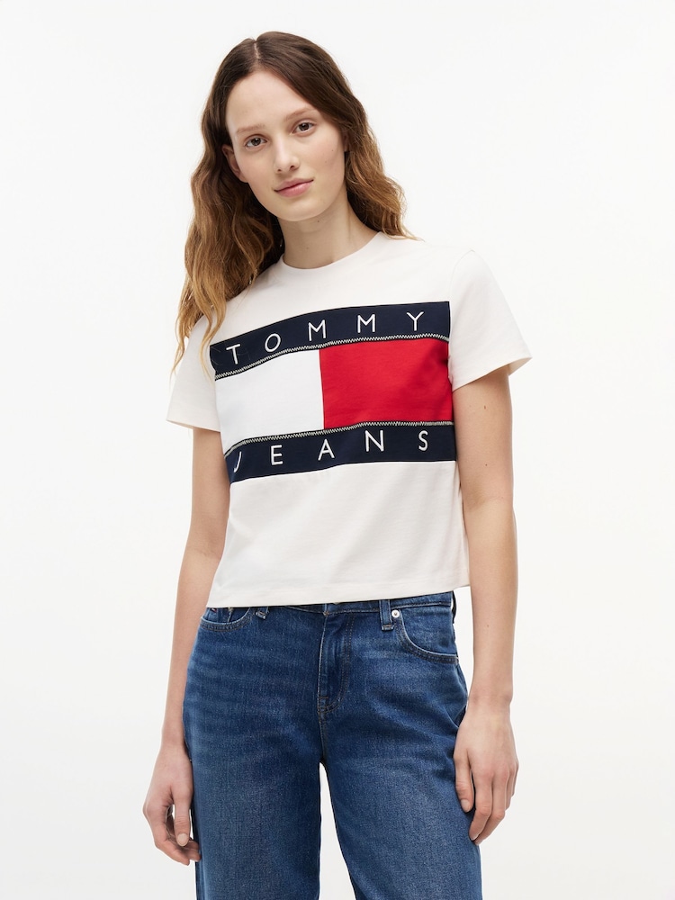 Футболка с флагом Tommy Jeans Tommy - Изображение 1 5