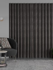 French Grey Chenille Made To Measure Curtains - Image 2 of 9
